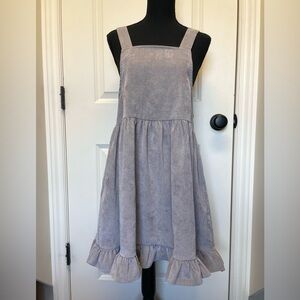 Listicle Corduroy Overall Dress Size Small